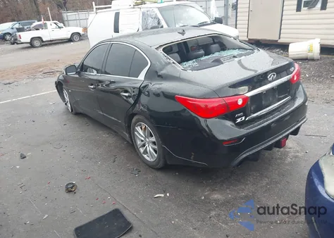 2016 Infiniti Q50 3.0T Premium из США, поврежденный, VIN JN1EV7ARXGM344504